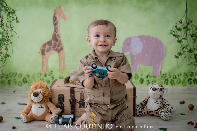 ensaio fotografico bebe safari