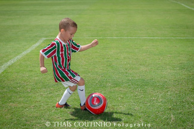 ensaio fotografico futebol menino fluminense