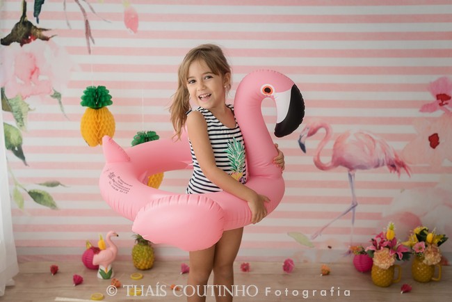 Mini Sessão Encantada Flamingo
